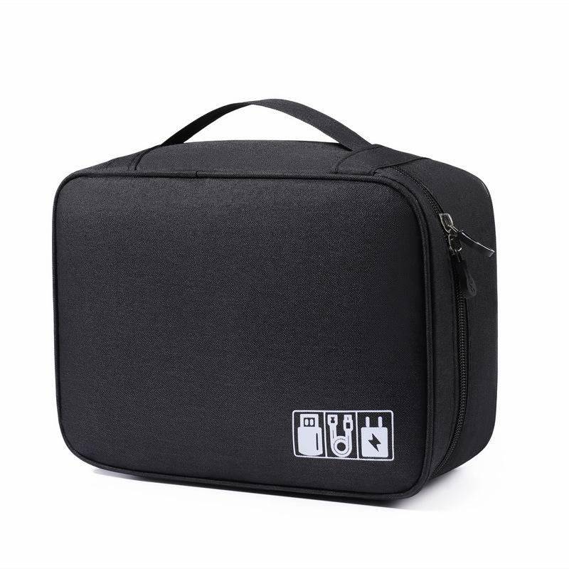 Cationic Waterproof Portable Charger & Data Cable Storage Bag