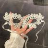 Black Sexy Lingerie Lace Mask Half-Face Cosplay Party Fun Cute Face Eye Mask