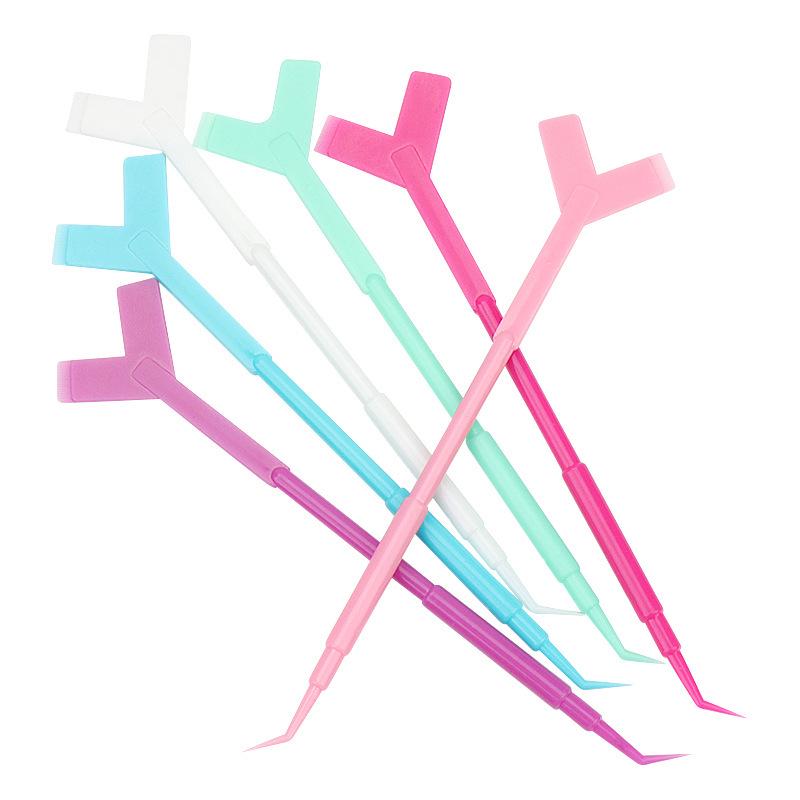 3-in-1 Eyelash Curler & Eyebrow Brush Comb Set (10 Pieces)