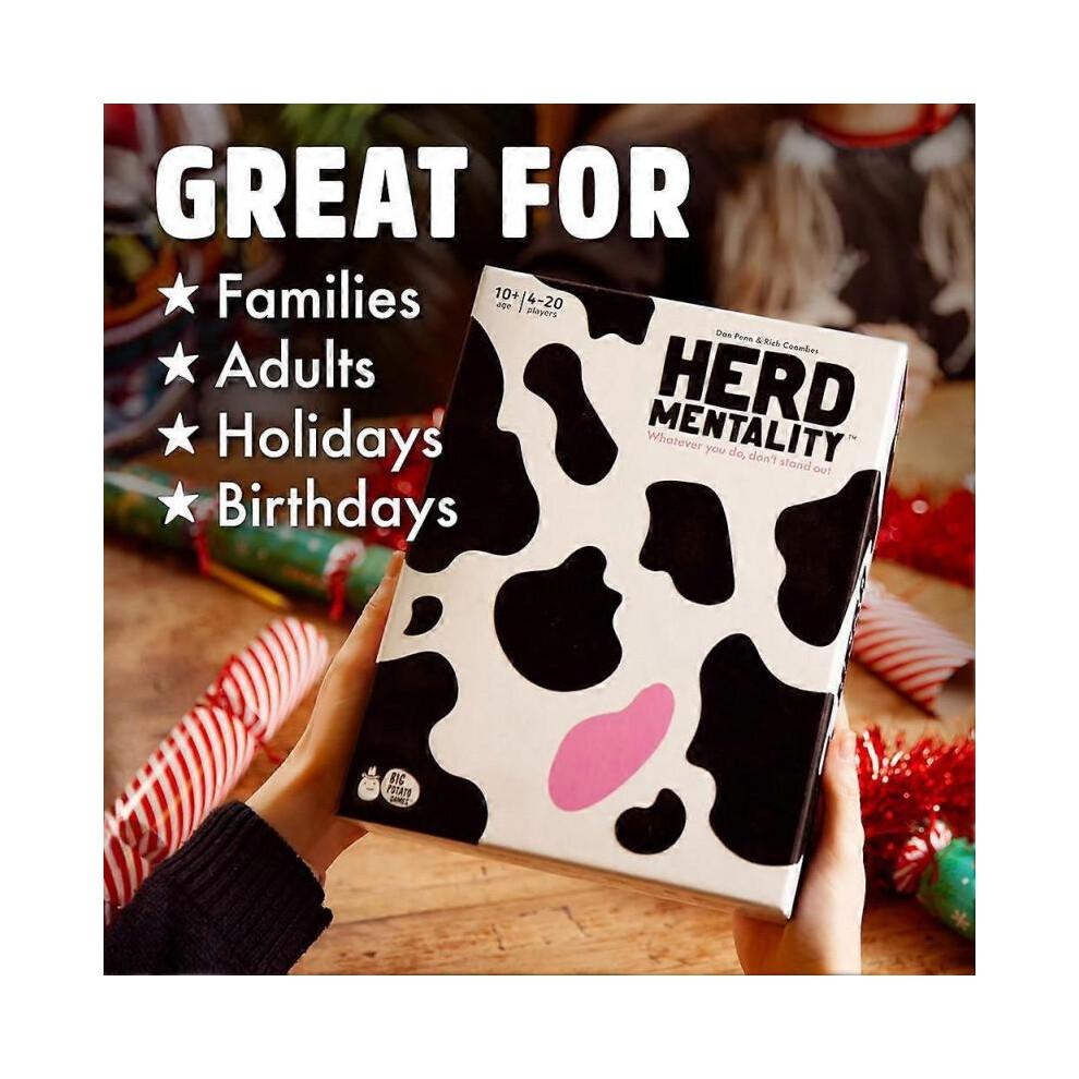 (Růžový) Stádní mentalita Desková hra The Udderly Addictive Rodinná hra Párty karetní hra Pro 4-20 hráčů