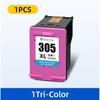 Remanufactured 305XL Ink Cartridge for HP 305 XL HP305 Printer, Compatible DeskJet 2700 2710 2720 2721 2722 2723 1pcs Color