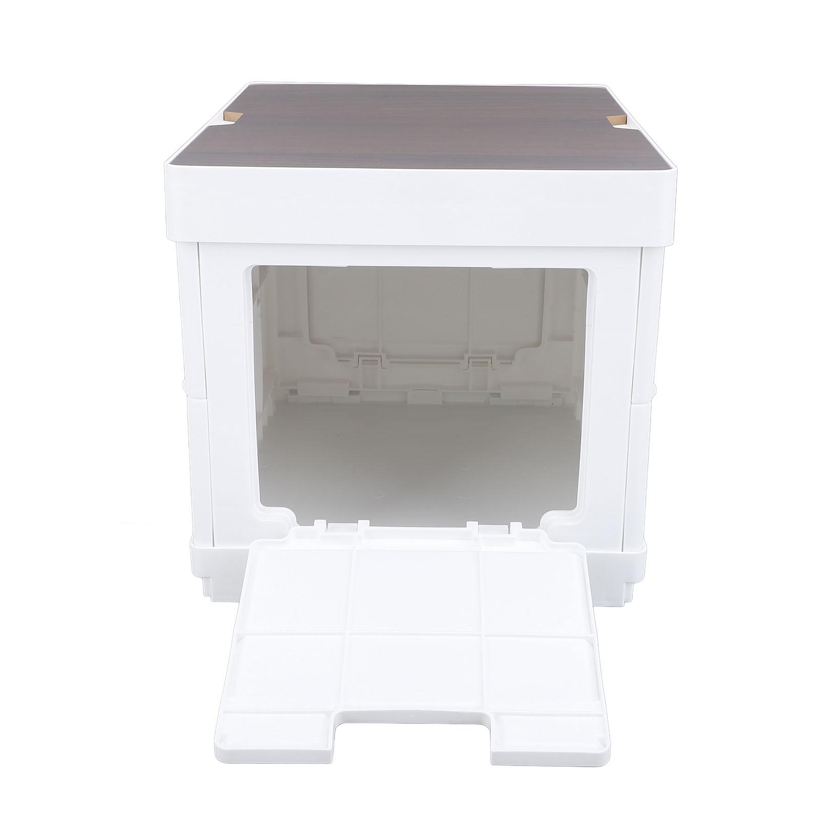 

16,7 л большой емкости складной контейнер для хранения многофункциональный ящик для хранения органайзер для гардероба