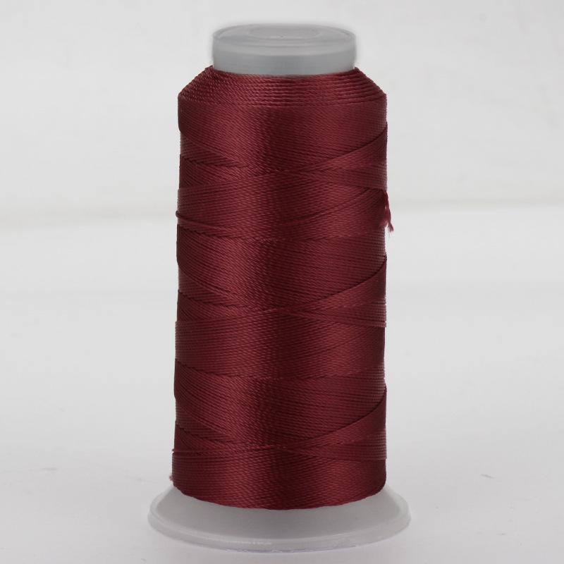 Czerwony pleciony sznurek 0,8 mm 18-żyłowy do nawlekania koralików, węzłów chińskich, frędzli, owijania drutem i bransoletek DIY.