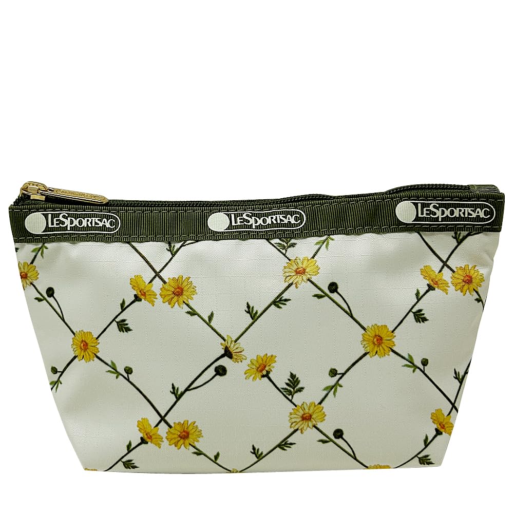 

LeSportsac Mini Pouch Pocket Tissue Case SMALL SLOAN COSMETIC 2724 CROSS [LeSportsac] (DAISY ECRU) [Used]