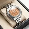 Men Stainless Steel Analog Watches Wateproof Retro Diving Style Wrist Watch with Rotating Bezel