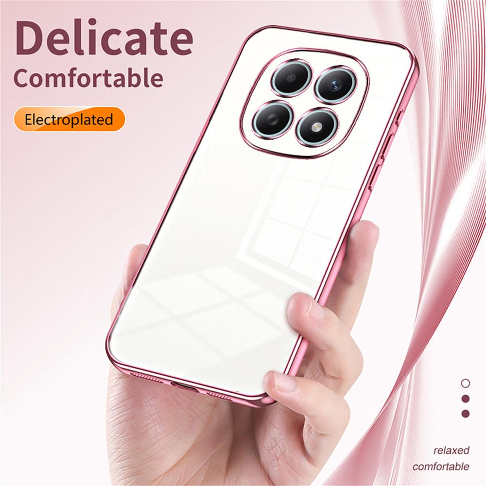 For Xiaomi Poco M8 5G/Redmi Note 15 5G (Global) Case Electroplating Frame Soft TPU Phone Cover