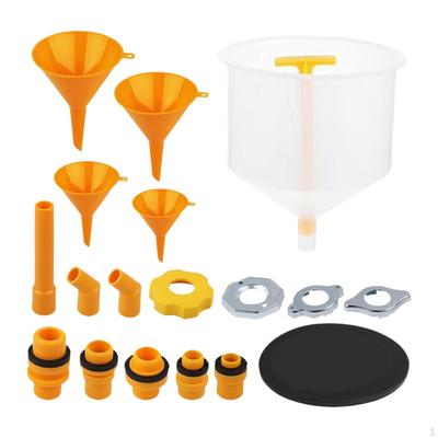19-teiliges auslaufsicheres Kühlmittel-Einfülltrichter-Set mit Adaptern Kühler