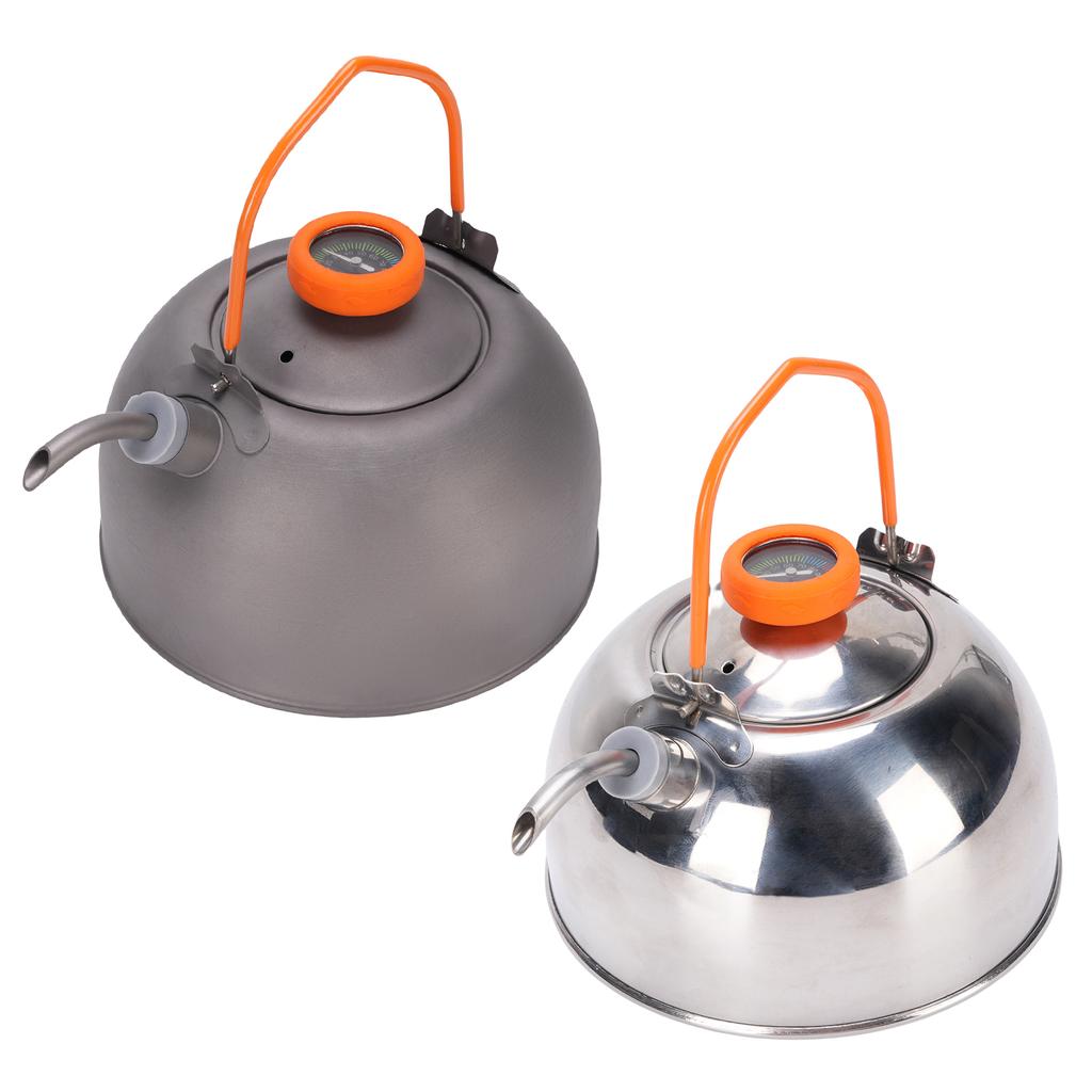 Camping Tea Kettle Backpacking Kettle Outdoor Camping Kettle Portable Hiking Backpacking Tea Coffee Pot for Boiling Water