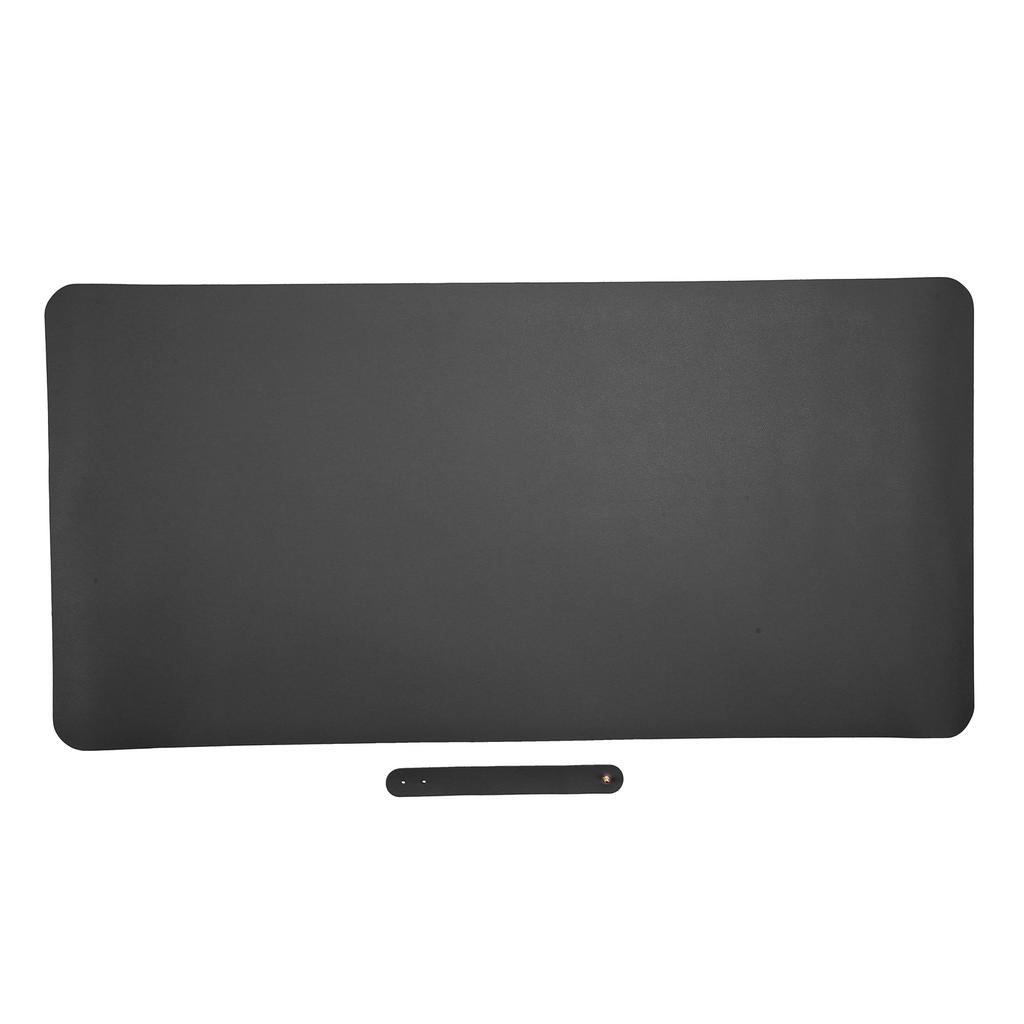 Multifunctional Table Mat Soft Waterproof and OilProof Leather Writing Desk Mouse Pad(Pink )