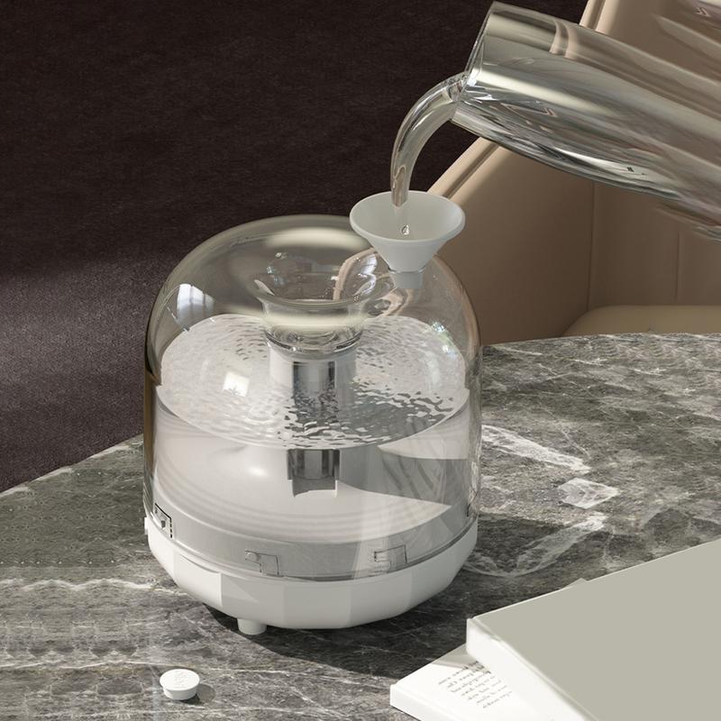 Portable Humidifiers For Bedroom Personal Desktop Ultrasonic Humidifier 500ml Auto Shut-Off Air Humidifiers With Colorful Lights