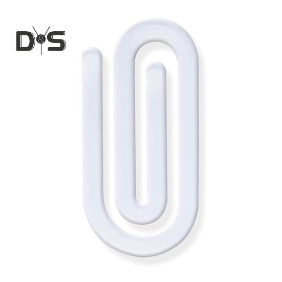 10 Pcs Sublimation Paper Clips Blank Acrylic Jumbo Paperclip for Heat Transfer DIY Paperclips for Bookmark Home School Office Supplies