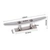 316 Stainless Steel Combo Mooring Cleat 1Pc 4 5 6 Inch 2 Hole Polished for Marine Boat Deck Use