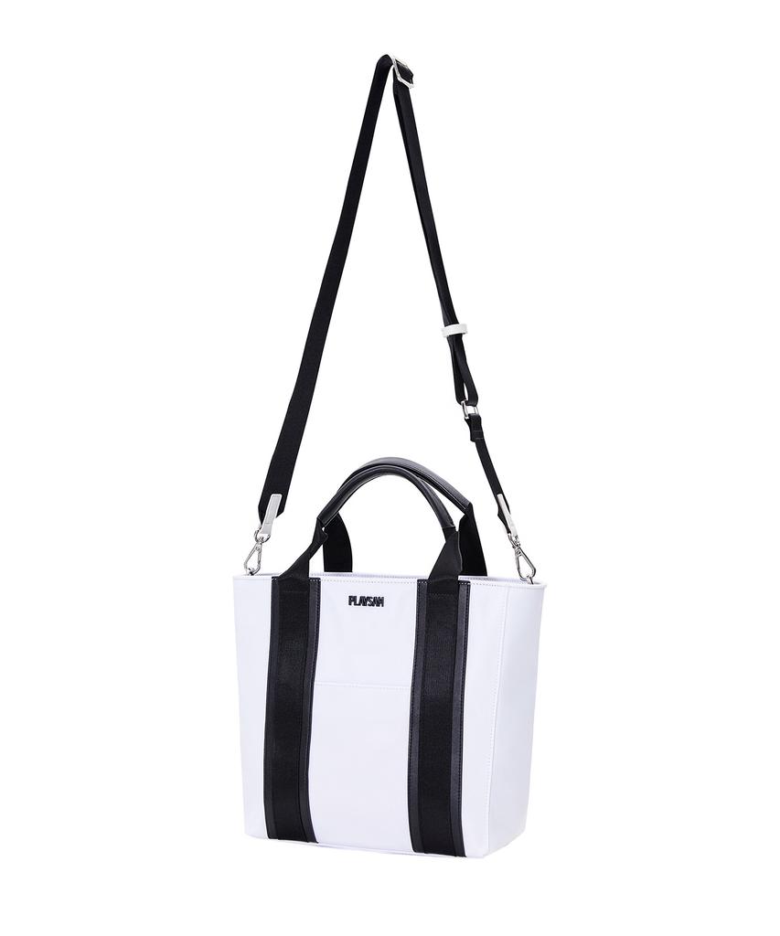 Playsam Essential Tote Bag / White