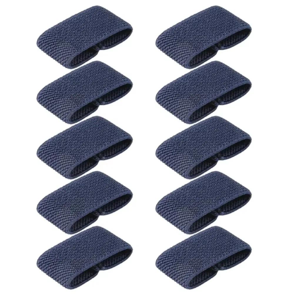 10Pcs Elastic Belt Loop Keepers Nylon Belt Loop Backpack Strap Holder Retainers Band