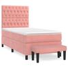 Maison Exclusive - Sommier à lattes de lit et matelas Rose 80x200 cm Velours
