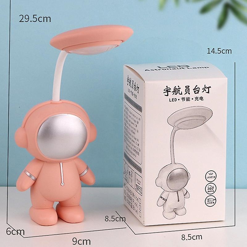 USB-Charging Eye-Protecting Study Desk Lamp with Reading Light for Student Dorms