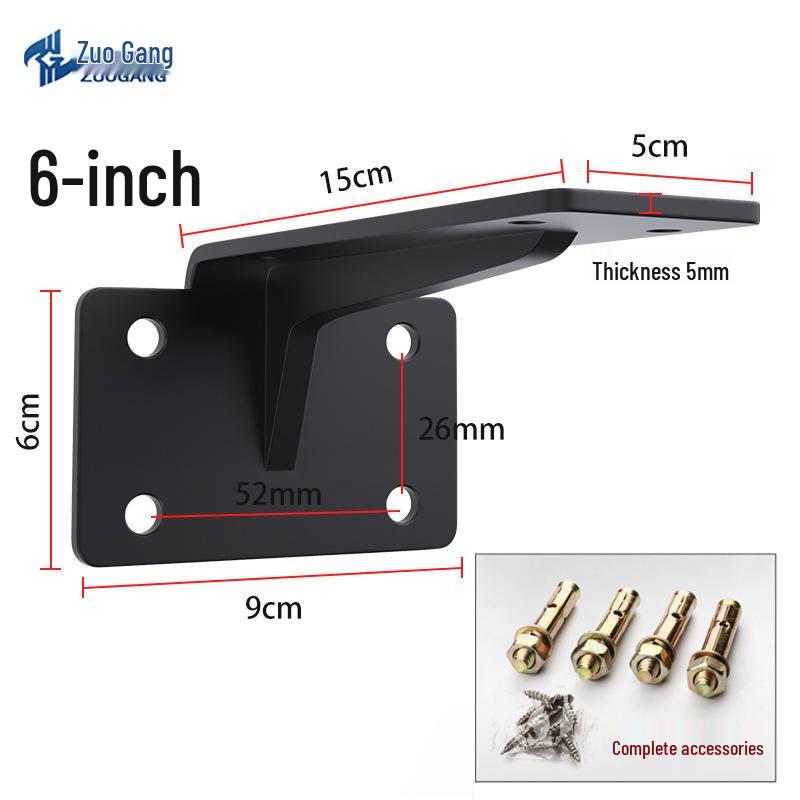 Schwerlast-Schwebender TV-Schrankhalter: Verbreiterte & Verdickte Dreieckige Regalstütze