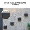 4LED Solar LED Lights Outdoor Garden Lights Solar Step Deck Light Lamp Sunlight Courtyard Decor Solar Garden Lamp Wall Lighting