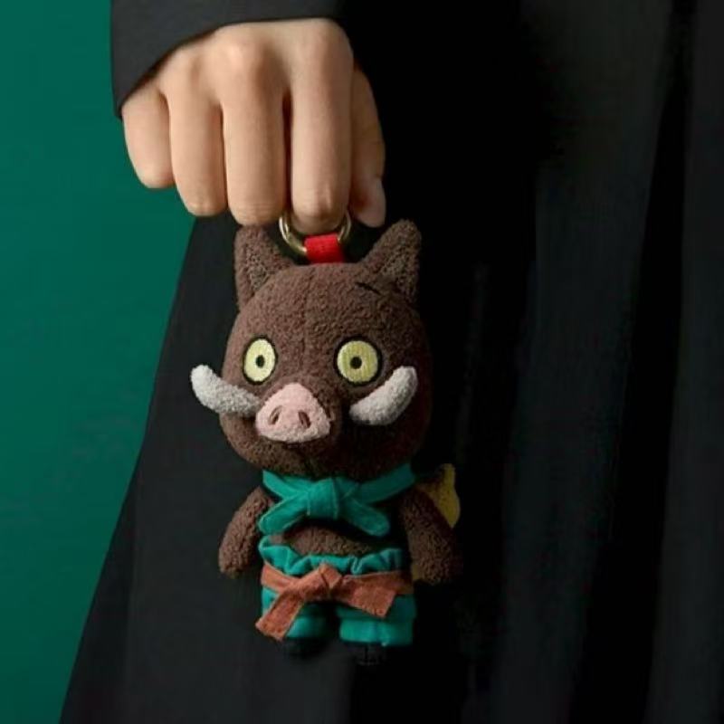 Langlang Mountain Little Monster Series Plush Design Dolls Tabletop Ornaments Keychains Pendants Halloween Gifts