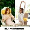 Cotton Fabric Lawn Chair Headrest Space-saving Lounge Chair Lumbar Support  Lounge Chair
