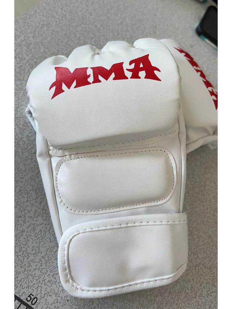 Sanda Mănuși de Antrenament Box MMA: Echipament Gros, Rezistent la Uzură pentru Competiție