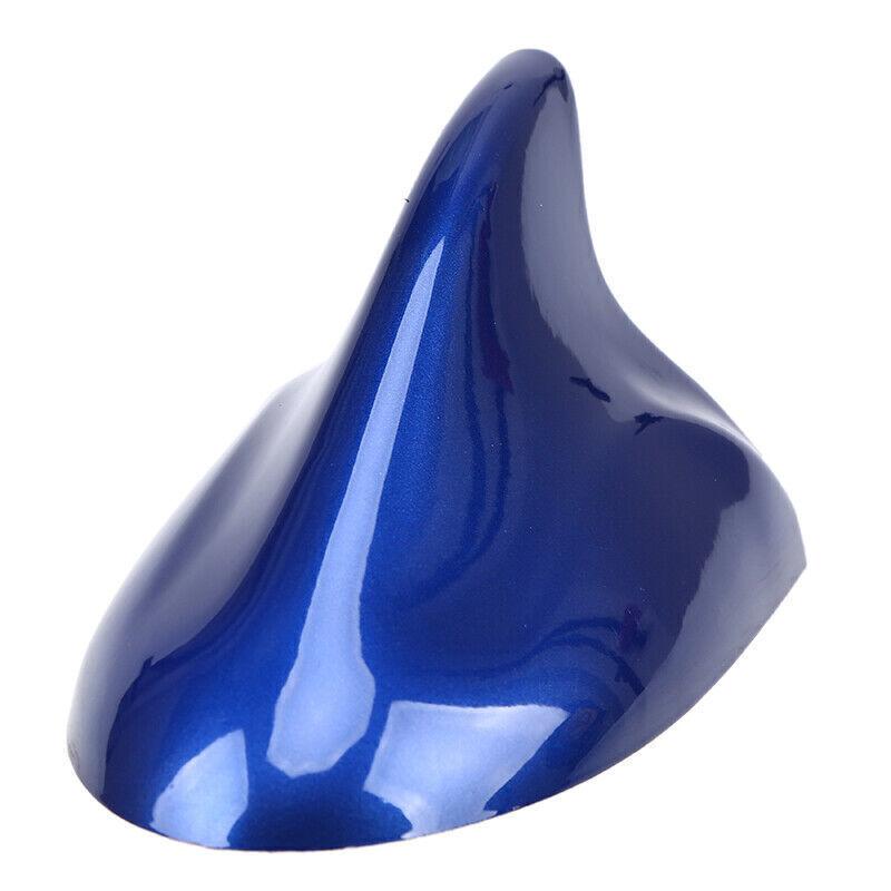 1 Blue Universal Car SUV Auto Shark Fin Roof Antenna Radio FM/AM Decorate Aerial