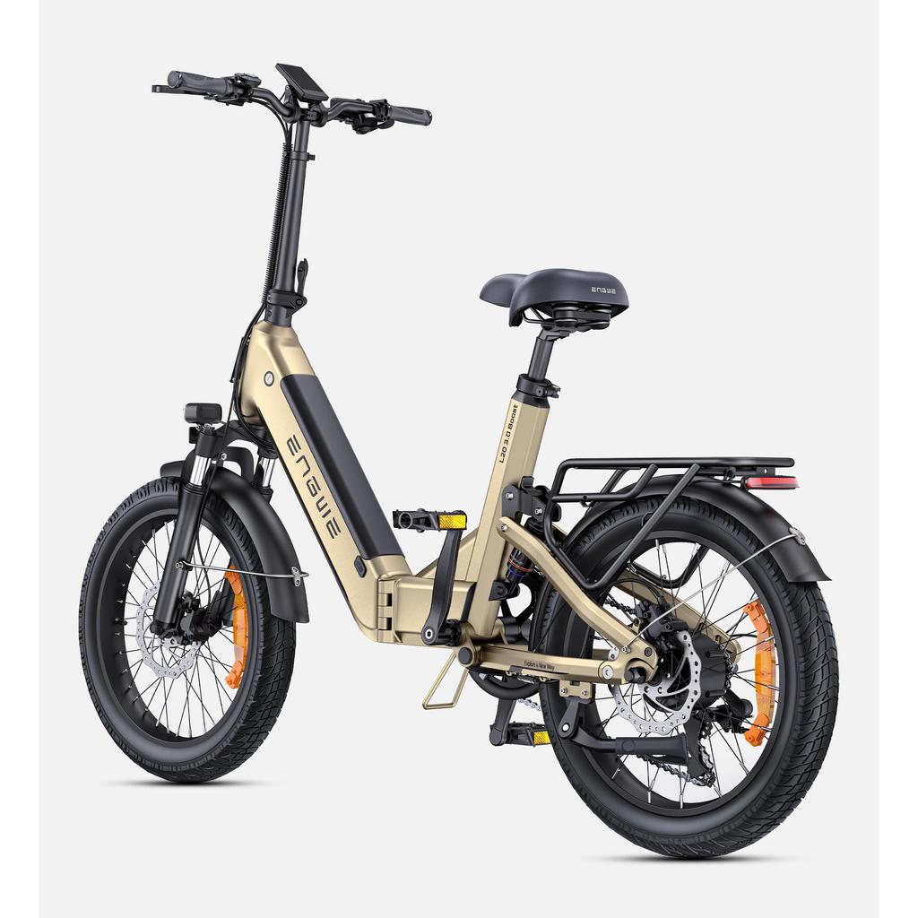 ENGWE L20 3.0 BOOST All-Terrain Electric Bike 135km Range  IPX7 Waterproof 48V13.5Ah Battery 250W Motor Folding City Commute E-Bike