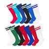 Floso Men's Striped Knee Length Football Socks (Pack of 3)