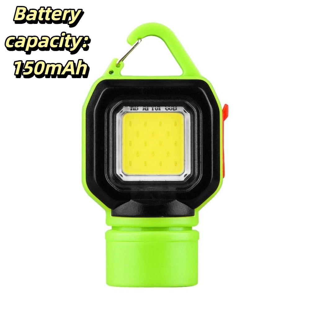 Lightweight Design Keychain Lamp High-Brightness COB USB Charging Flashlight  Daily Travel