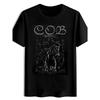 Retro Rock Band Pattern T-Shirt Black Regular Short Sleeve Breathable Street Style Casual Outdoor Activities Four Seasons