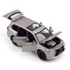Toyota Lexus LX570 Large Off-Road SUV Simulation Diecast & Toy Vehicles Sounds & Light Pull Back Car 1:32 Alloy Collection Model