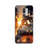 Coque de téléphone - MANIACASE - Samsung Galaxy J8 2018 - Silicone TPU - Souple - Couché de soleil
