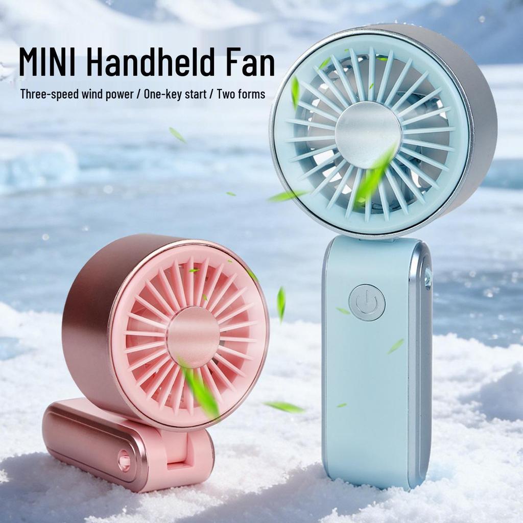 Portable USB Rechargeable Handheld Fan - Strong Wind, Foldable, Summer Essential