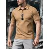 Men Loose Trendy Short Sleeve Lapel Polo Shirt Casual Sporty Golf Polo Tee Soft Breathable Daily Fashion Tops Streetwear