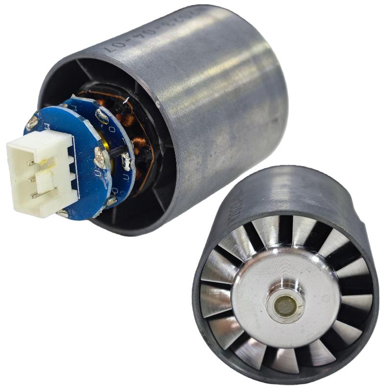 1 ks Náhradní díly pro vysoušeč vlasů DC155V 120W Mikro bezkartáčový kanálový ventilátor Vysoké napětí 100000 ot./min Ultra vysokorychlostní bezkartáčový motor