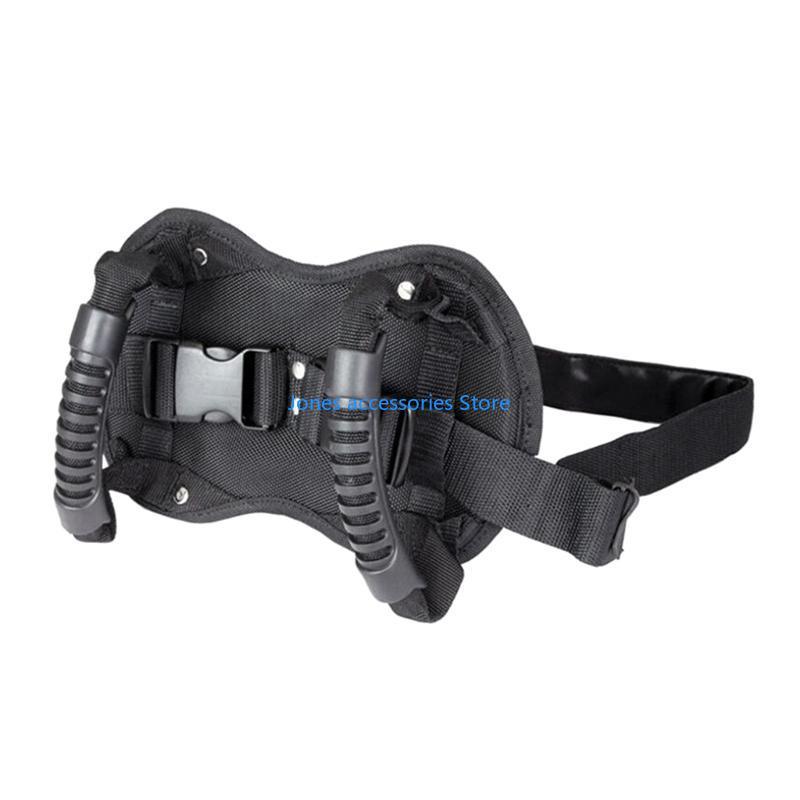 W8KD Adjustable Waist Safety Belt Motorcycle Waist Support Belt Strap Gear
