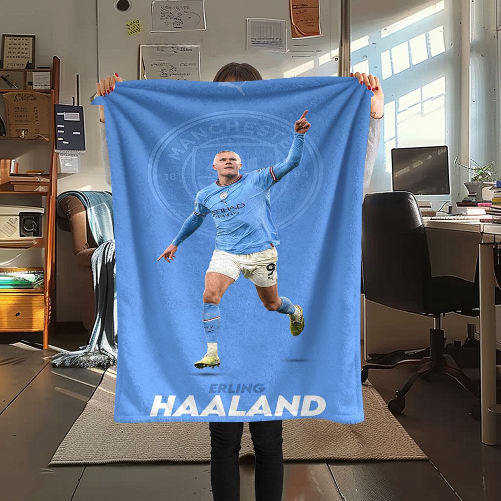 Erling Haaland Vibes Blanket, High quality Comfortable for All Seasons, Home Decor, Warmth and Comfort