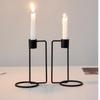 Irregular Shape Tabletop Candle Holders Metal Candle Stand New Candlelight Dinner Props  Bedroom