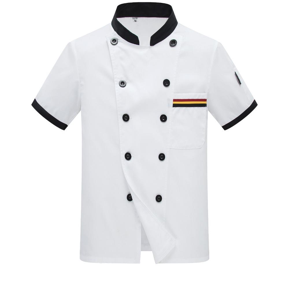 Catering and Restaurant Canteen Kitchen Short-sleeved Cake Teacher Work Clothes Bakery Pastry Chef Clothes Long-sleeved