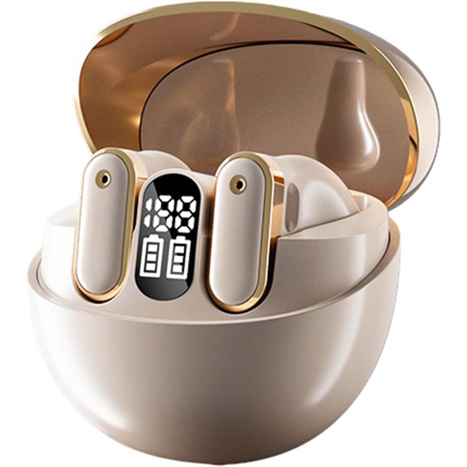 

Переводчик с помощью искусственного интеллекта Наушники-переводчики Наушники-переводчики Беспроводное устройство Bluetooth с сенсорным экраном Наушники Dpseek для путешествий Бизнес Обучение AI-beige