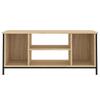 TV Cabinet in Sonoma Oak 102 x 35 x 45 cm Particleboard