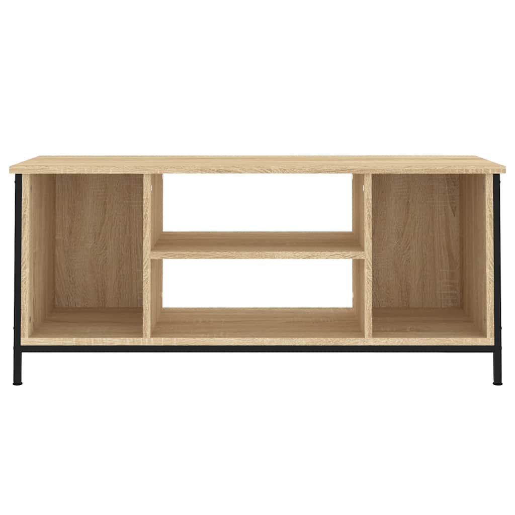 TV Cabinet in Sonoma Oak 102 x 35 x 45 cm Particleboard