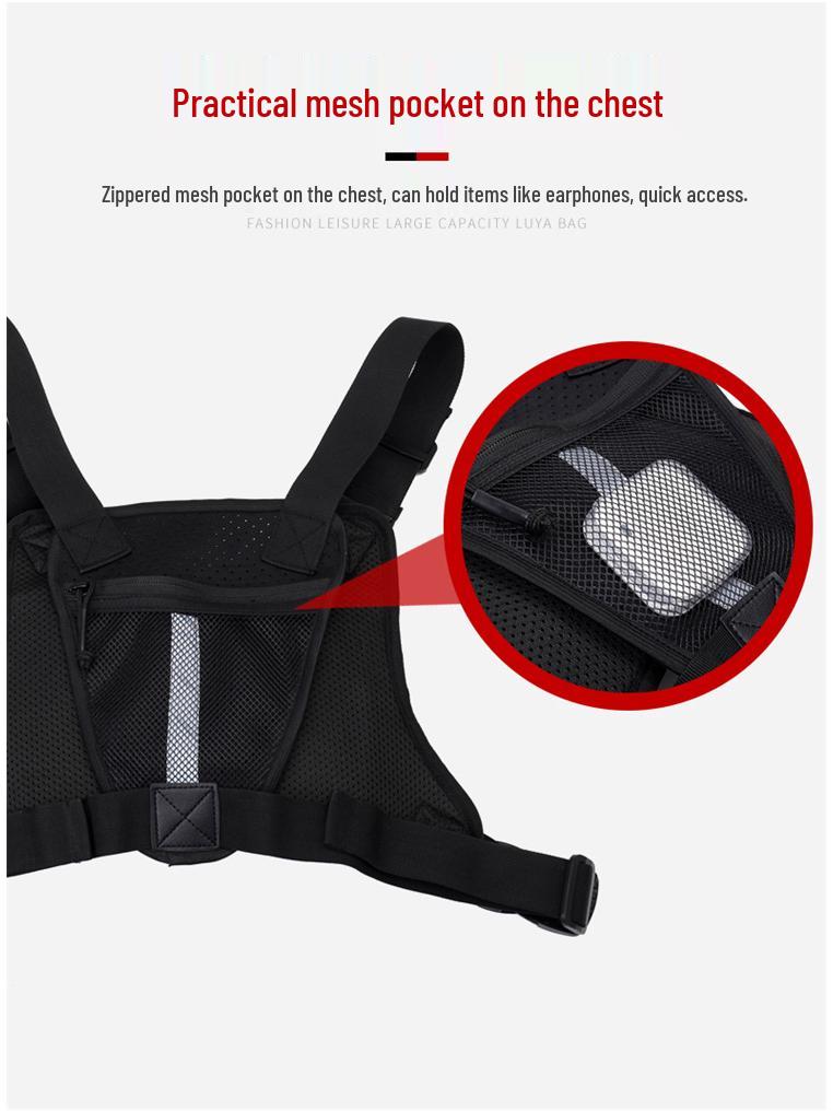 Taktische Multifunktions-Brusttasche für Herren – Ideal zum Laufen, Wandern und für Fitness