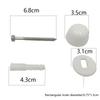 Toilet Bidet Anchor Bolts Set Pan Fix To Floor Kit Repair Fixings Fitting Screws Toilet Bowl Fixing Device Tool Prevent Movement