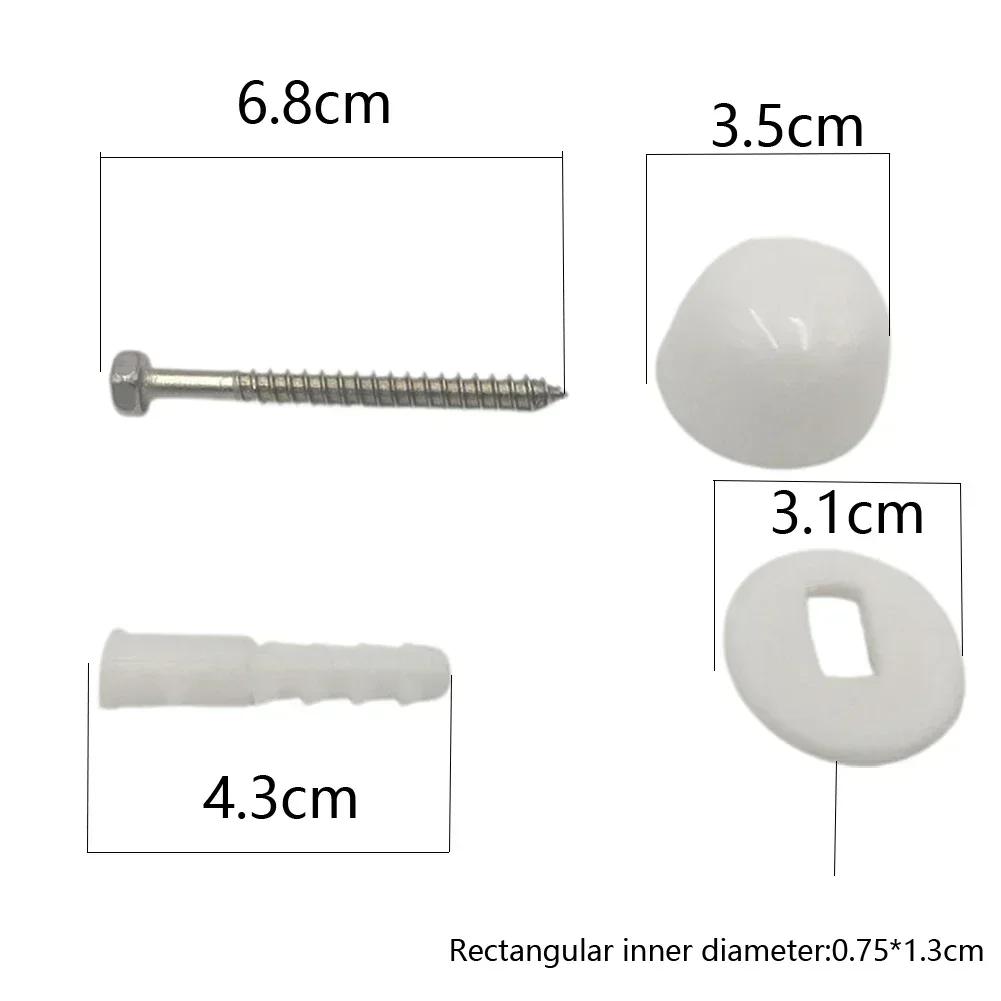 Toilet Bidet Anchor Bolts Set Pan Fix To Floor Kit Repair Fixings Fitting Screws Toilet Bowl Fixing Device Tool Prevent Movement
