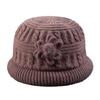 Women's Winter Scarf and Hat Set: Warm Knitted Velvet Thick Wool Accessories for Middle-Aged and Elderly Moms