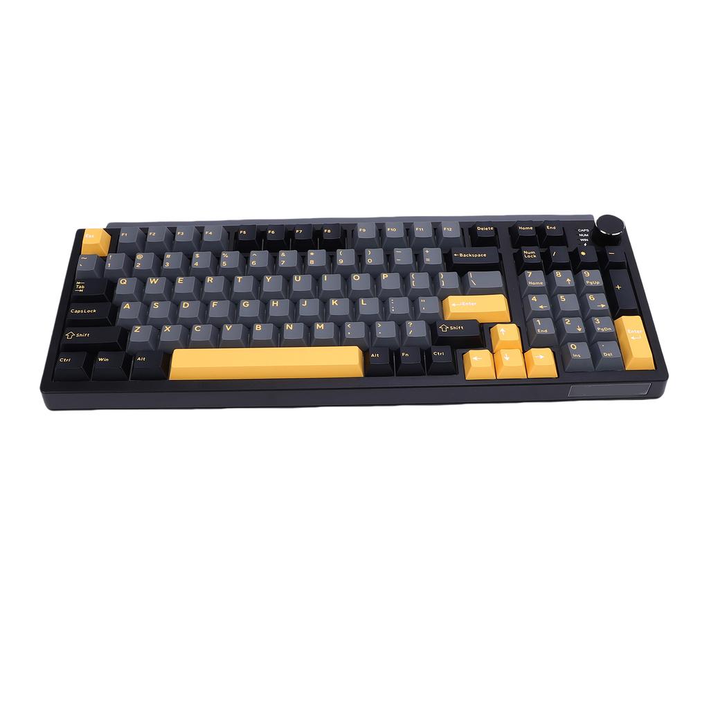 Wireless Mechanical Keyboard BT 2.4G USB C Connection Hot Swappable Gaming Typing Keyboard RGB Backlit 75percent