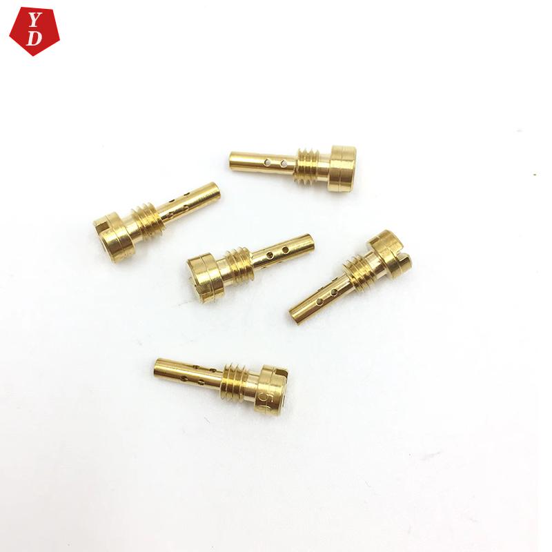 5pcs/Set Motorcycle Carburetor Slow Pilot Jet Available Size 40-42-45-48-50 for Keihin CV CVK FCE CARB N424-25 Injector Nozzle