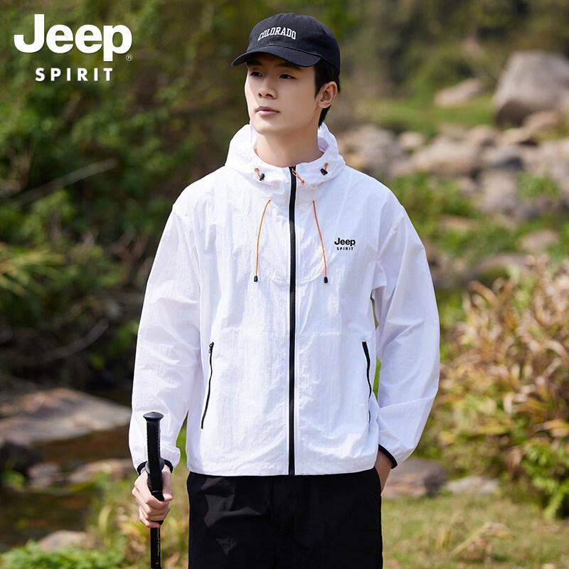 JEEP SPIRIT Unisex UPF50+ Ice Silk Sun Protection Jacket L