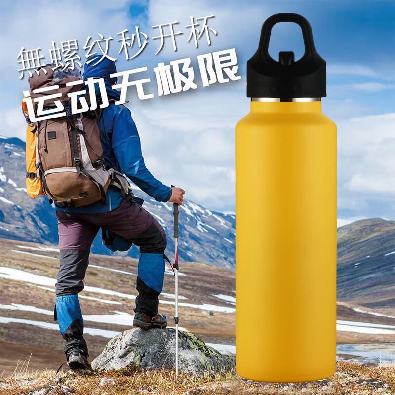 Ting Le 316 Stainless Steel One-Touch Insulated Water Bottle